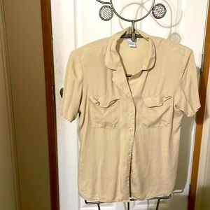 Anna & Frank Button Up Cream Top